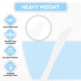 thumbnail image 3 of Klex 600 Disposable Plastic Knives Individually Wrapped, BPA Free Durable Heavy Weight Knife Bulk with Heat Resistant, 7.4", White, 600 Count, 3 of 5