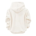 thumbnail image 4 of Pet Pouch Hoodies Unisex with Kangaroo Pocket Oversized Trendy Sweatshirts Puppy Carrier Holder Sweatshirts Cat Hoodie White S-5XL, 4 of 7