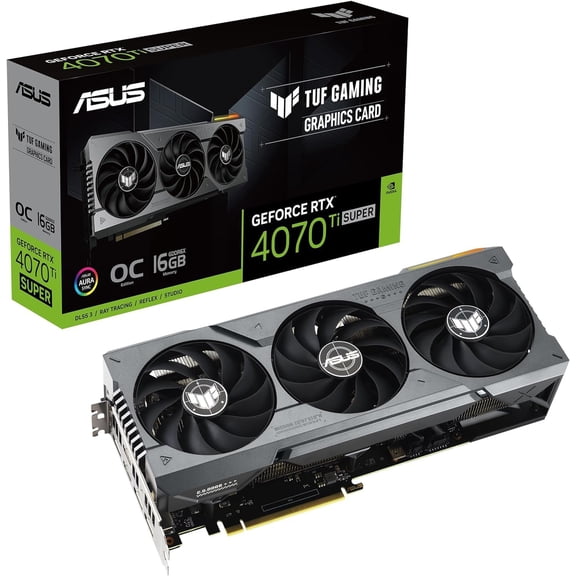 Restored ASUS TUF Gaming GeForce RTX 4070 Ti Super 16GB DDR6X Edition Graphics Card (Refurbished)