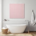 thumbnail image 3 of Pink Striped Wall Art Painting on Canvas, Modern Simple Farmhouse Beige Vintage Canvas Art Home Prints Wall Art Framed Modern Artwork for Living Room Bedroom Wall Decor 12x12in, 3 of 9
