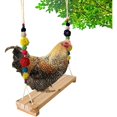 thumbnail image 1 of Accessoire poulailler Balançoire de poulet perchoir de poulet support en bois de poulet poulailler fait à la main jouet pour poules accessoires de poulailler échelle de poulet pour la course de volail esquí esquí Gafas de esquí, 1 of 5