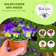 thumbnail image 3 of 50 Plantable Seed Paper Hearts With Wildflower Seeds- A Thank You Card That Grows | Memorable Gift Tag Keeps Giving 2.5in X 2in Note For Bridal Shower  Weddings Holidays And Small Business Cards, 3 of 6