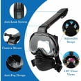 thumbnail image 6 of Full Face Snorkel Mask Panoramic with Camera Mount, Adults & Kids, Small Medium, 6 of 7