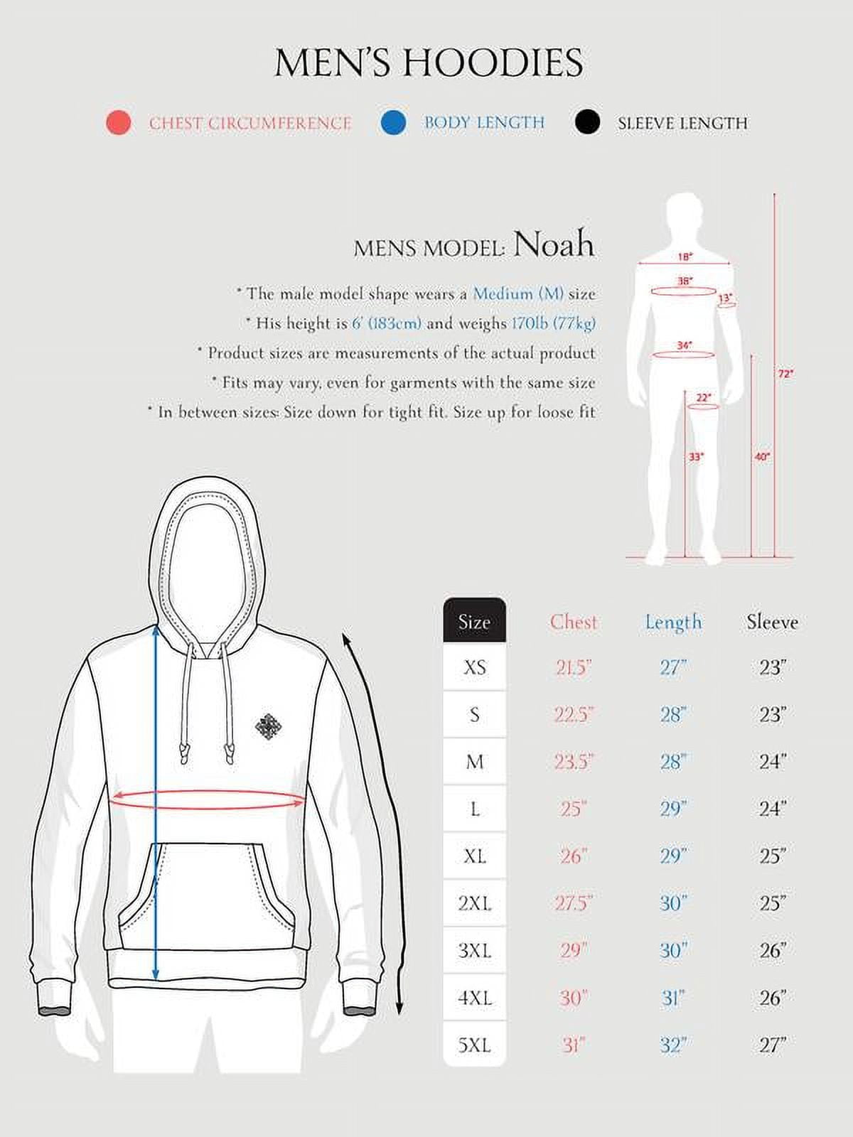 Mens Ultimate Heavyweight Pullover Hoodie Sweatshirt Fleece Essentials XS-5XL
