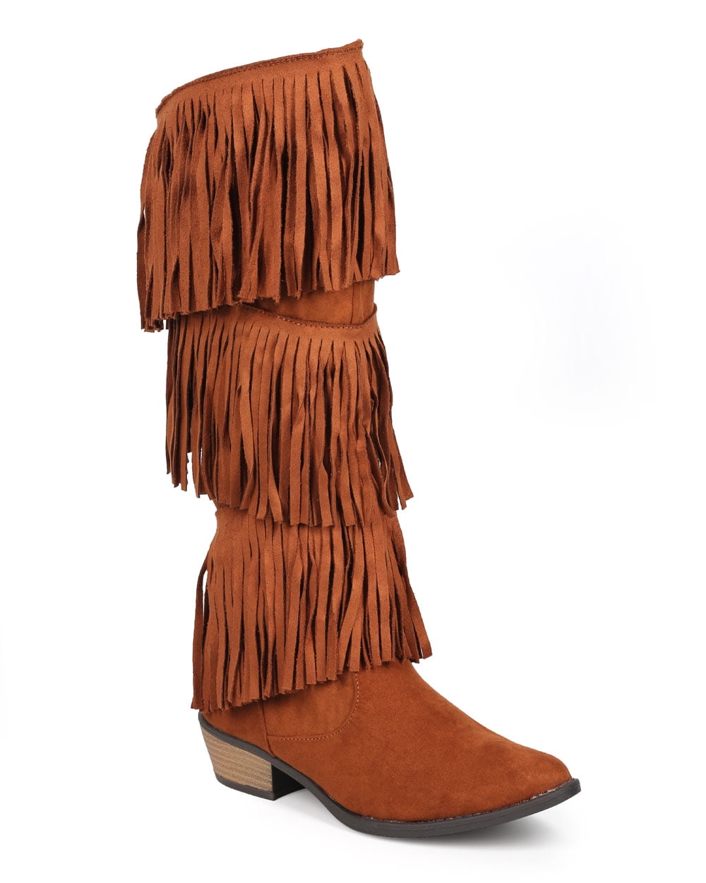 qupid fringe boots