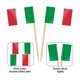 thumbnail image 3 of AhfuLife Palillos con bandera de Italia, 100 piezas, papel, 3 of 7