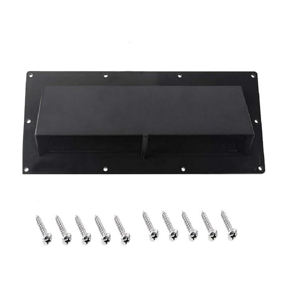 Cubierta de ventilación para campana extractora, accesorios para vehículos recreativos, ensamblaje, reemplazo del amortiguador exterior negro