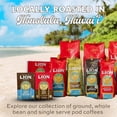 thumbnail image 2 of Lion Coffee, Toasted Coconut Flavor, Light Roast, Whole Bean, 24 Ounce Bag (Pack of Two), 2 of 7