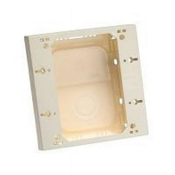 NM3-2 Ivory 2Gang Switch - Outlet Box