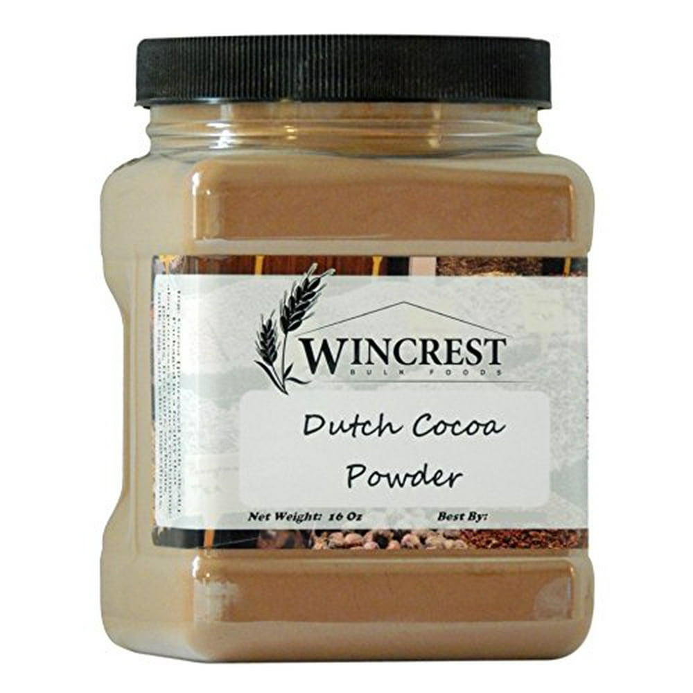 Premium Dutch Processed Cocoa Powder - 1 Lb Container - Walmart.com ...