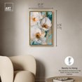 thumbnail image 5 of White Blooms with Golden Grace Canvas Pastel Floral Art by Art Remedy, Gold Frame, 20" x 30", 5 of 7