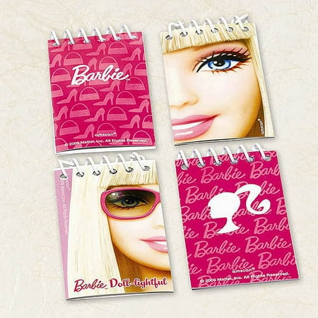 Barbie 'All Doll'd Up' Notepads / Favors (10ct)