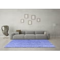thumbnail image 3 of Ahgly Company Indoor Round Abstract Blue Modern Area Rugs, 5' Round, 3 of 4