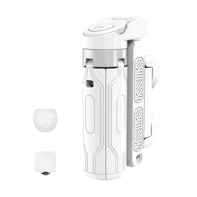 Selfie Con Trípode Plegable BT Remote Obturador () Blanco