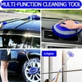 thumbnail image 2 of WillingHeart 47.5" Car Wash Brush Mop Cleaning Tool with Long Handle Kit for Washing Detailing Cars Truck, SUV, RV, Trailer, Boat 2 in 1 Chenille Microfiber Sponge Duster Not Hurt Paint Scratch Free, 2 of 7