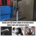 thumbnail image 2 of Deburring External Chamfer Tool with Tungsten Carbide Blade, Deburring Drill Bit Remove Burr Tools Quick Release 1/4-inch Hex Shank Fits for Repairing Damaged Bolts (3mm-20mm), 2 of 5