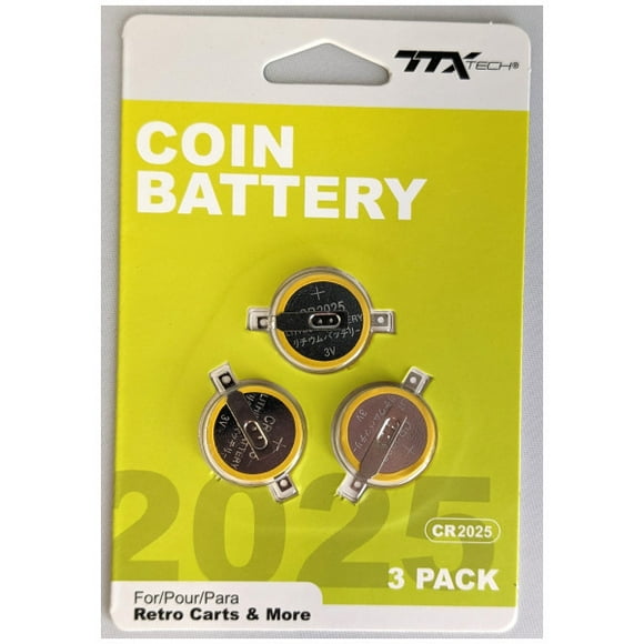 CR2025 With Tabs Batteries (3 Pack)