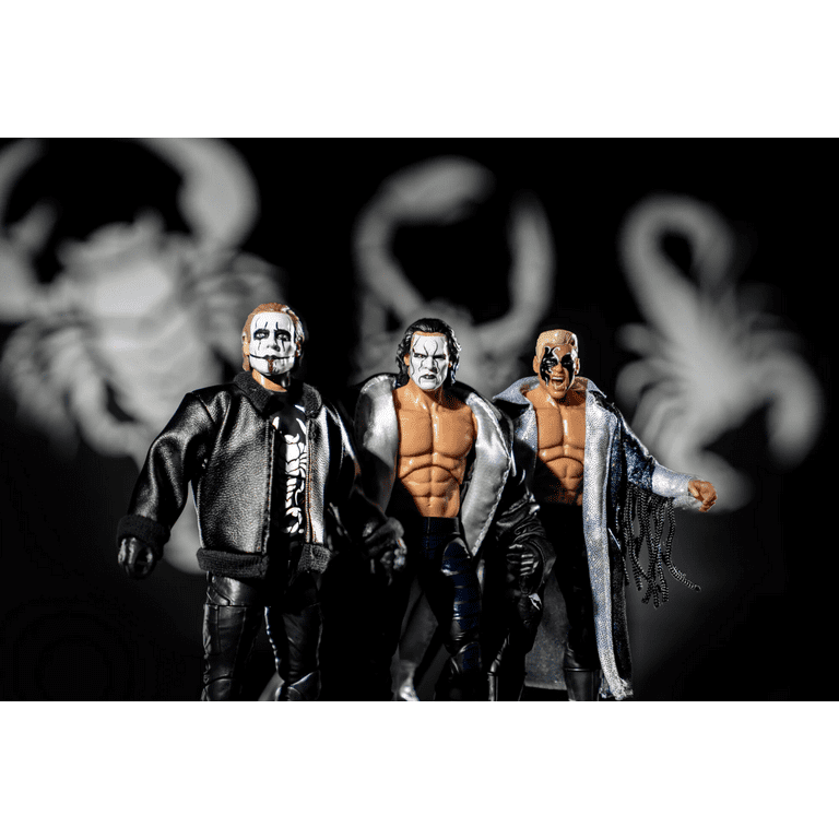 AEW All Elite Wrestling Legacy of Sting 3-Pack Wrestling Action