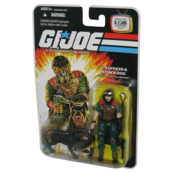 GI Joe Cartoon Series (2008) Mutt K-9 Officer & Junkyard Attack Dog 3.75 Inch Figure