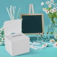 thumbnail image 2 of 24 Pack Suggestion Box,Raffle Boxes with Slot.Donation Boxes for Fundraising,Ballot Box with Slot for Business,24 * Suggestion box,White, 2 of 7
