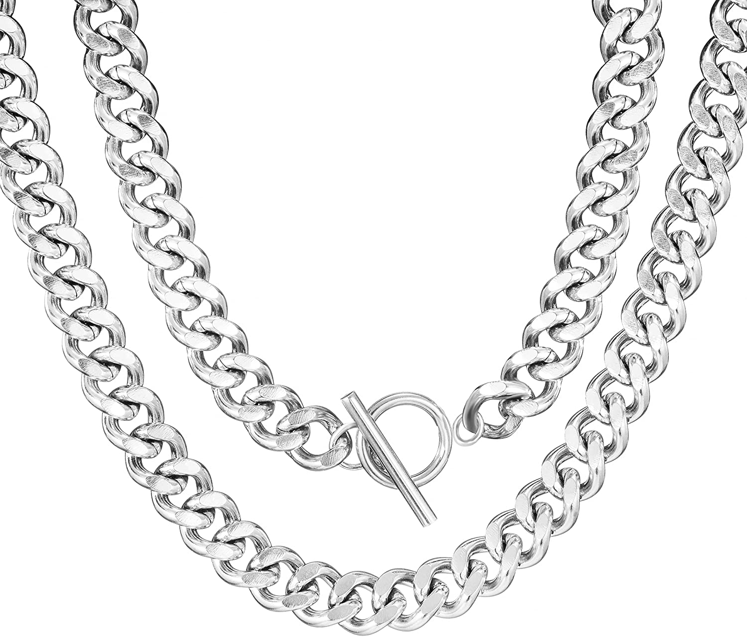 Mens Chunky Miami Cuban Chain Necklace 