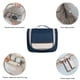 thumbnail image 3 of Bolsa de almacenamiento portátil de poliéster para mujer, bolsa de almacenamiento de gran capacidad, portátil, color azul oscuro, 3 of 5