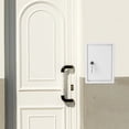 thumbnail image 3 of HONMEET Locking Mailbox for Home Use Wall Mount Milk Box White 1Pack, 3 of 8