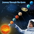 thumbnail image 6 of Solar System Building Sets with Light - Rotatable Space Exploration Building Toys with 9 Planets & Rocket Sets Science Astronomy Educational Gifts for Boys Girls Age 6+ Years Old Kids(775 PCS), 6 of 9
