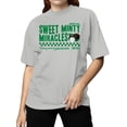 thumbnail image 2 of Officially Licensed Junior Mints Sweet Minty Miracles Design Women's T-shirt, 2 of 3