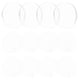 thumbnail image 1 of 12 protectores de mesa de vidrio transparente, redondos, antideslizantes, de goma, para marcos de fotos y muebles, 1 of 8
