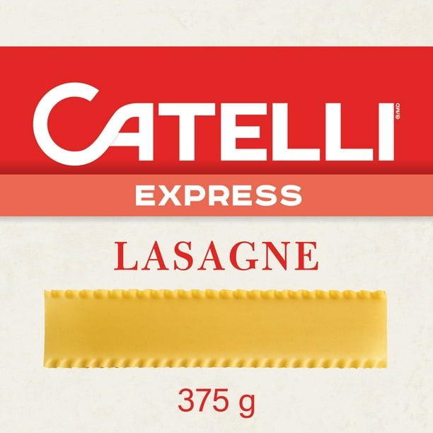 Feuilles de lasagne Catelli Express Direct-o-Four, 200 g 375 g