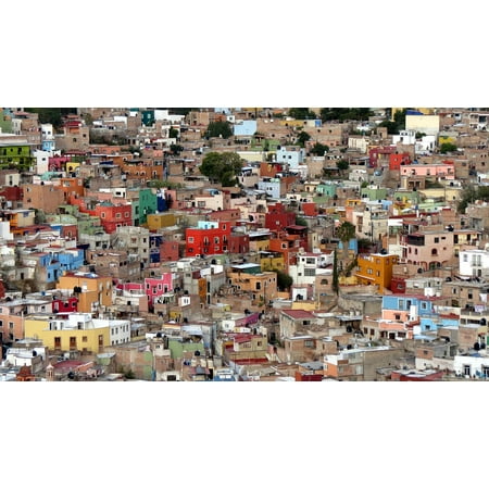 LAMINATED POSTER Mexico Old City Guanajuato Colorful Colonial Poster Print 24 x
