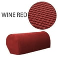 thumbnail image 6 of Stretch Armrest Covers for Chairs Sofas Couch, Spandex Arm Covers, Anti-Slip Furniture Protector Washable Armchair Slipcovers for Recliner Set of 2, 6 of 8