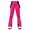 thumbnail image 1 of DondPO Pantalons de Neige pour Femmes, Pantalons de Ski pour Femmes, Pantalons de Ski Légers pour Femmes, Pantalons de Randonnée pour Femmes, Pantalons pour Femmes, Pantalons Rose Vif G, 1 of 6