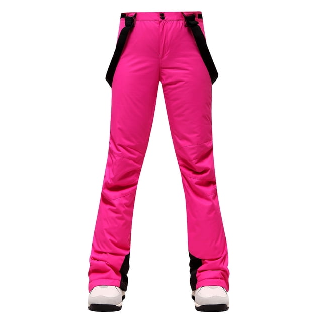 DondPO Pantalons de Neige pour Femmes, Pantalons de Ski pour Femmes, Pantalons de Ski Légers pour Femmes, Pantalons de Randonnée pour Femmes, Pantalons pour Femmes, Pantalons Rose Vif G