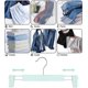 thumbnail image 4 of Space-Saving Skirt Holders with 360 Swivel Hooks, Adjustable Clips, Trouser Hangers, Clothes Coat Garment Jeans Hangers (10 Pack, Green), 4 of 4