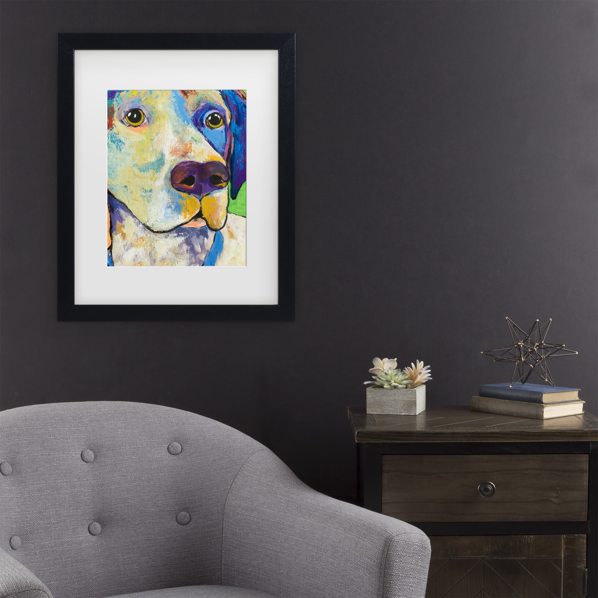 Trademark Fine Art 'Yancy' Canvas Art by Pat Saunders-White