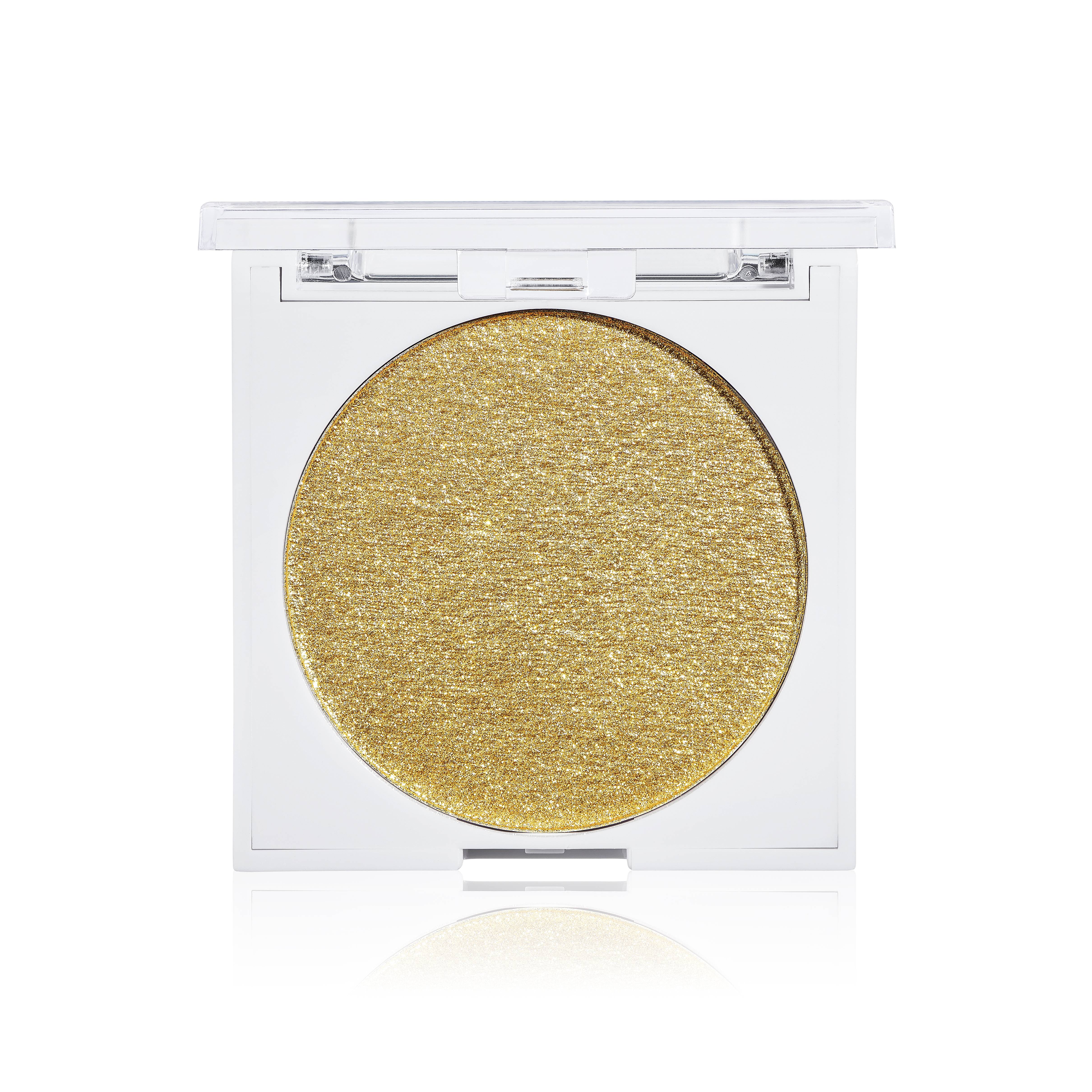 Lottie London Diamond Bounce Highlighter in Golden, Ultra-Fine Gel-Powder Highlight, 0.28 oz