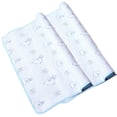 thumbnail image 1 of Cambiador de Pañales Monvecle impermeable algodón lavable reutilizable Blue Bear 2pcs Medium para Be, 1 of 8