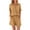 Khaki., variant on HBGVBA Women's Summer Linen Matching Set,2 Piece Casual Outfits,Summer Linen Set Lapel Collar Button Shirt Wide Leg Shorts Outfit Set