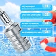 thumbnail image 4 of 304 Stainless Steel Fully Automatic Water Level Control Float Valve, 2 Pack Auto Shut Off Ball Mini Float Valve, Mini Float Ball Valve Water Level Controller for Water Tank (3/4'', Side Water Intake), 4 of 9