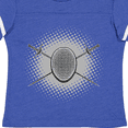 thumbnail image 4 of Inktastic Fencing Mask Foils Halftone Boys or Girls Toddler T-Shirt, 4 of 5