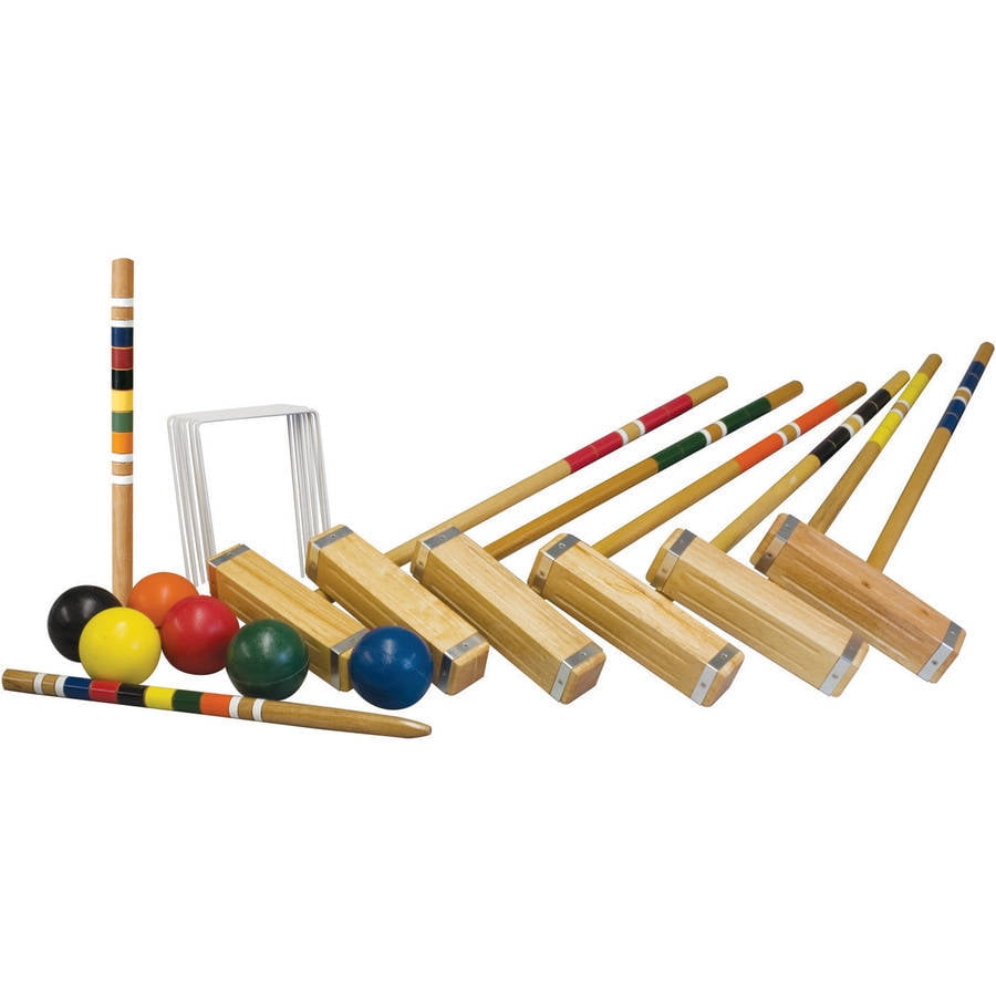 Mallets Expert Wickets Franklin Sports Outdoor Croquet Set 6 Player Croquet Set with Stakes and Balls Backyard/Lawn Croquet Set Mallets Expert Wickets Franklin Sports Outdoor Croquet Set 6 Player Croquet Set with Stakes and Balls Backyard/Lawn Croquet Set