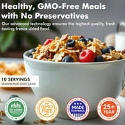 NuManna Family Pack Emergency Food Bucket – 144 Servings | 1-Month Family Survival Meal Kit | Non-GMO Freeze-Dried Food with 25+ Year Shelf Life | Resealable Pouches | Made in USA
