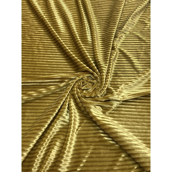 Velvet Stripes on Polyester Spandex 2 Way Stretch Fabric by The Yard (Wine)