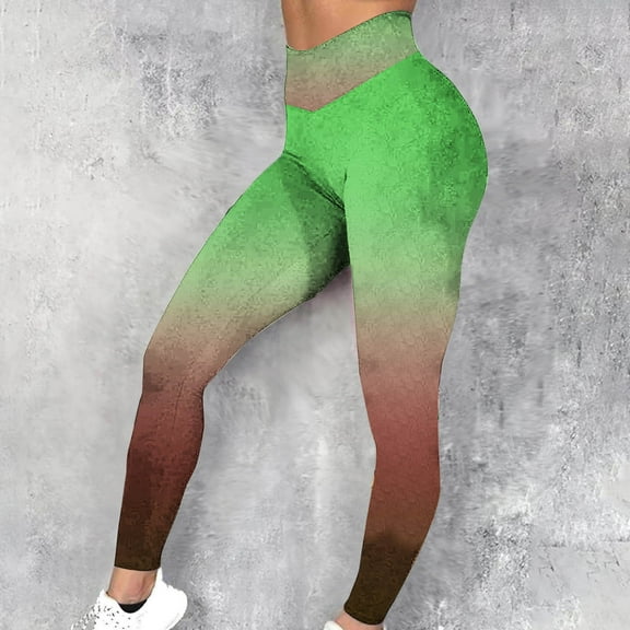 Xixinqiwan Yoga Pants for Women,Women Leggings Tights Soft High Waisted Tummy Control Workout Yoga Pants with Pockets