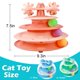 thumbnail image 2 of Tocadiscos Cat Toy UPSKY Roller de 4 niveles con 3 bolas y campana, 2 of 7
