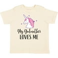 thumbnail image 3 of Inktastic Godmother Loves Me Unicorn Girls Girls Toddler T-Shirt, 3 of 5