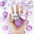 thumbnail image 5 of Bolas para árbol de Navidad Colgante navideño con purpurina Adorno para árbol de Navidad Decoración para el hogar Decoraciones navideñas Bolas para árbol de Navidad, 5 of 5