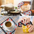 thumbnail image 4 of 2-Piece Modern Art Pioneer Flower Kitchen Linen Sets, 4 of 7